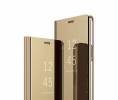 Book Case Clear View Cover Flip for Samsung Galaxy S6 Edge Plus Gold (OEM)